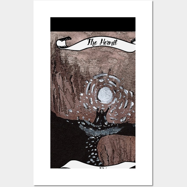 The Hermit - Lovecraft Tarot Card Wall Art by BladeAvenger